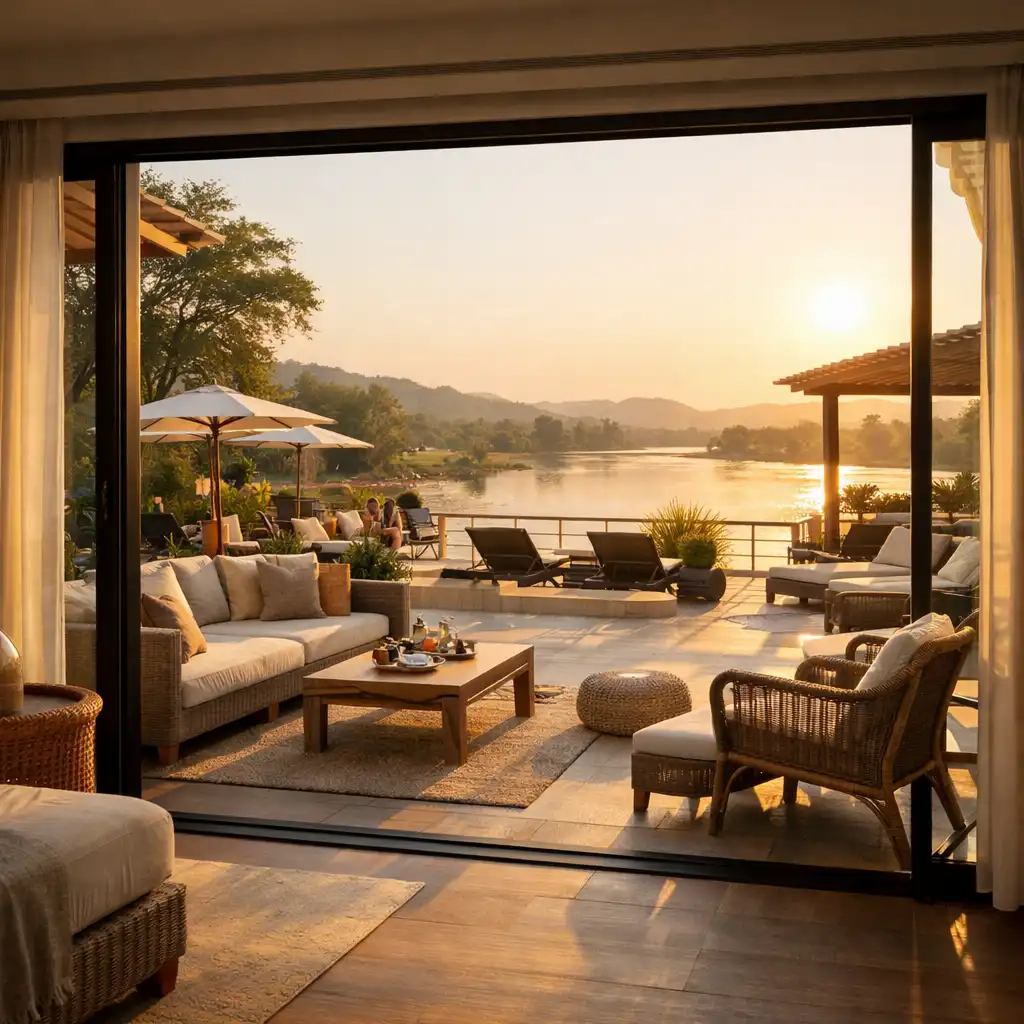Terrace Suite with spacious private terrace and outdoor seating